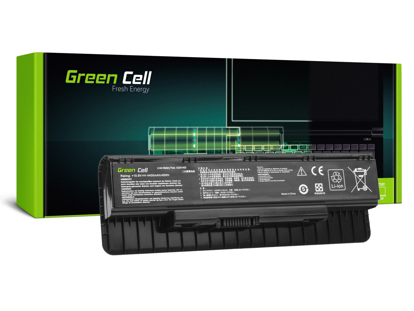 Green Cell A32N1405 hind ja info | Sülearvuti akud | hansapost.ee