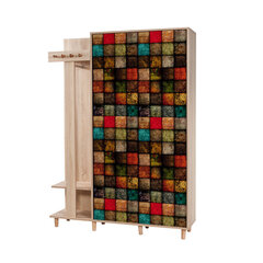 Комплект мебели для прихожей Kalune Design 869(VI), разноцветный/дуб цена и информация | Комплекты в прихожую | hansapost.ee