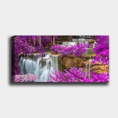 Репродукция на холсте Водопады, 50x120 см цена и информация | Настенные деревянные декорации | hansapost.ee