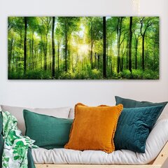 Репродукция на холсте Лес, 50x120 см цена и информация | Настенные деревянные декорации | hansapost.ee