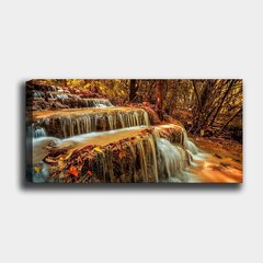 Репродукция на холсте Водопад, 50x120 см цена и информация | Настенные деревянные декорации | hansapost.ee