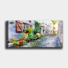 Репродукция на холсте Цветы, 50x120 см цена и информация | Настенные деревянные декорации | hansapost.ee