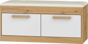 Jalanõudekapp Meblocross Maximus 2D, tamm/valge price and information | Shoe cupboards, shoe racks | hansapost.ee