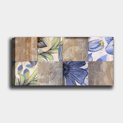 Репродукция на холсте Мозаика, 30x80 см цена и информация | Настенные деревянные декорации | hansapost.ee