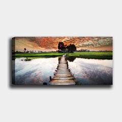 Reproduktsioon lõuendil Maastik, 30x80 cm hind ja info | Seinapildid | hansapost.ee