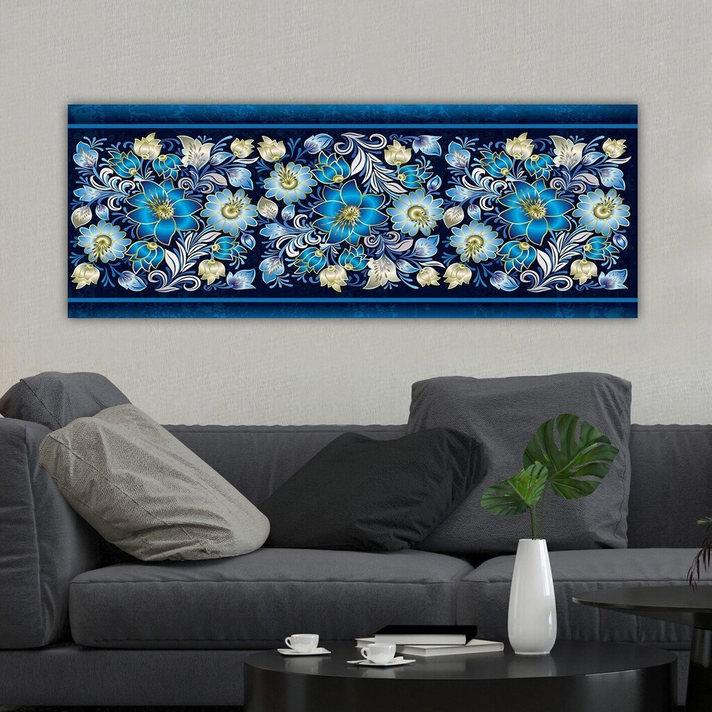 Reproduktsioon lõuendil Lilled, 30x80 cm цена и информация | Seinapildid | hansapost.ee