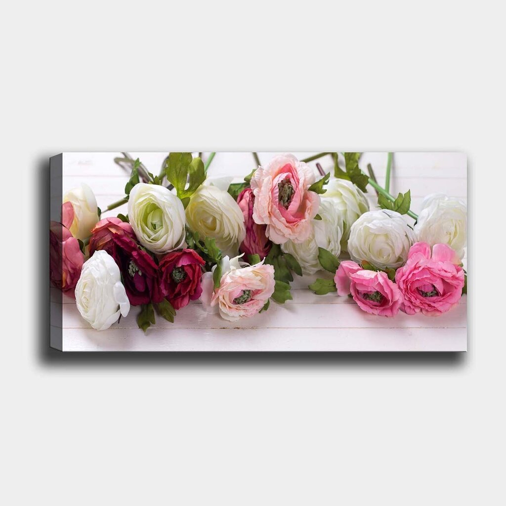 Reproduktsioon lõuendil Lilled, 30x80 cm цена и информация | Seinapildid | hansapost.ee