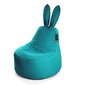 Kott-tool Qubo™ Baby Rabbit Aqua, gobelään, roheline hind ja info | Kott-toolid, tugitoolid ja tumbad lastele | hansapost.ee