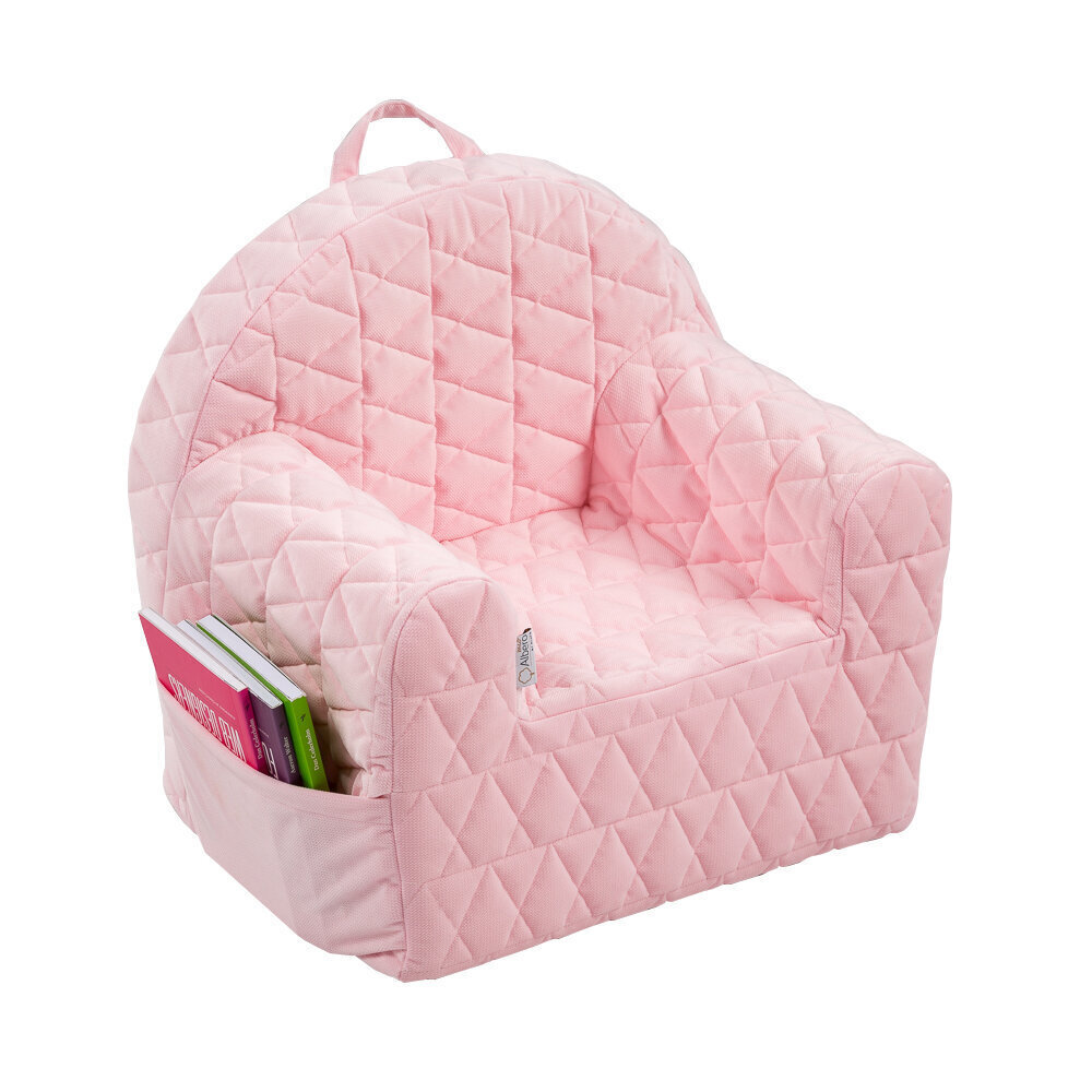 Tugitool Velvet Kids V101, roosa hind ja info | Kott-toolid, tugitoolid ja tumbad lastele | hansapost.ee