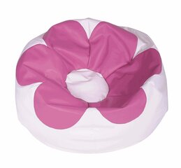 Мешок для сидения Wood Garden Flower, белый / розовый цена и информация | Детские диваны, кресла | hansapost.ee