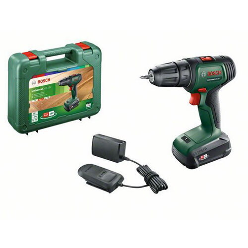 Akukruvikeeraja Bosch UniversalDrill18 (1x1,5) hind ja info | Akutrellid, puurid ja kruvikeerajad | hansapost.ee