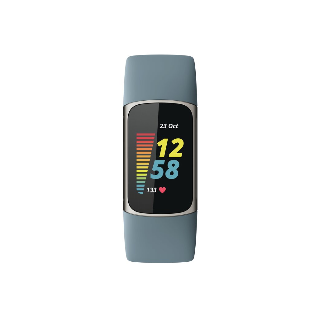 Fitbit Charge 5 Steel Blue/Platinum FB421SRBU цена и информация | Nutivõrud ja aktiivsusmonitorid | hansapost.ee