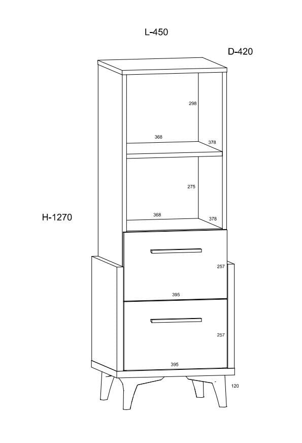 Riiul Meblocross Hey 12, valge/kollane hind ja info | Riiulid lastele | hansapost.ee