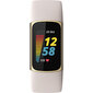Fitbit Charge 5 Lunar White/Soft Gold FB421GLWT цена и информация | Nutivõrud ja aktiivsusmonitorid | hansapost.ee