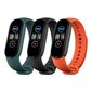 Xiaomi Mi Band 5 kellarihm, must/oranž/teal 3tk hind ja info | Nutikellade aksessuaarid ja tarvikud | hansapost.ee