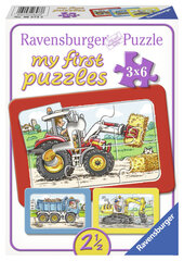 Ravensburger minu esimene pusle 3x6 tk hind ja info | Pusled lastele ja täiskasvanutele | hansapost.ee