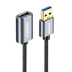 Choetech USB 3.0 (isane) – USB 3.0 (emane) kaablipikendus 2 m, hall (XAA001) hind ja info | Mobiiltelefonide kaablid | hansapost.ee