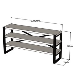 Konsoollaud Kalune Design Natali, pruun цена и информация | Столы-консоли | hansapost.ee