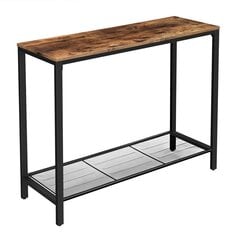 Konsool Songmics 100cm, pruun/must price and information | Console tables | hansapost.ee