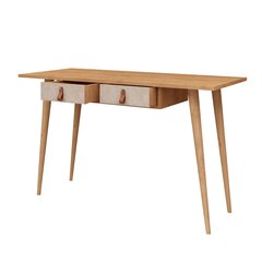 Письменный стол Kalune Design Soomin, коричневый/белый цена и информация | Компьютерные, письменные столы | hansapost.ee