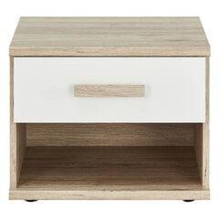 Öökapp Cariba, pruun/valge price and information | Nightstands | hansapost.ee