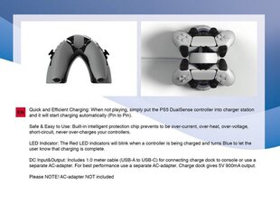 PlayStation5 juhtpuldi laadimisalus ORB DualSense hind ja info | Mängukonsoolide lisatarvikud | hansapost.ee