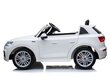 Elektriline maastur lastele Audi Q5, valge hind ja info | Laste elektriautod | hansapost.ee