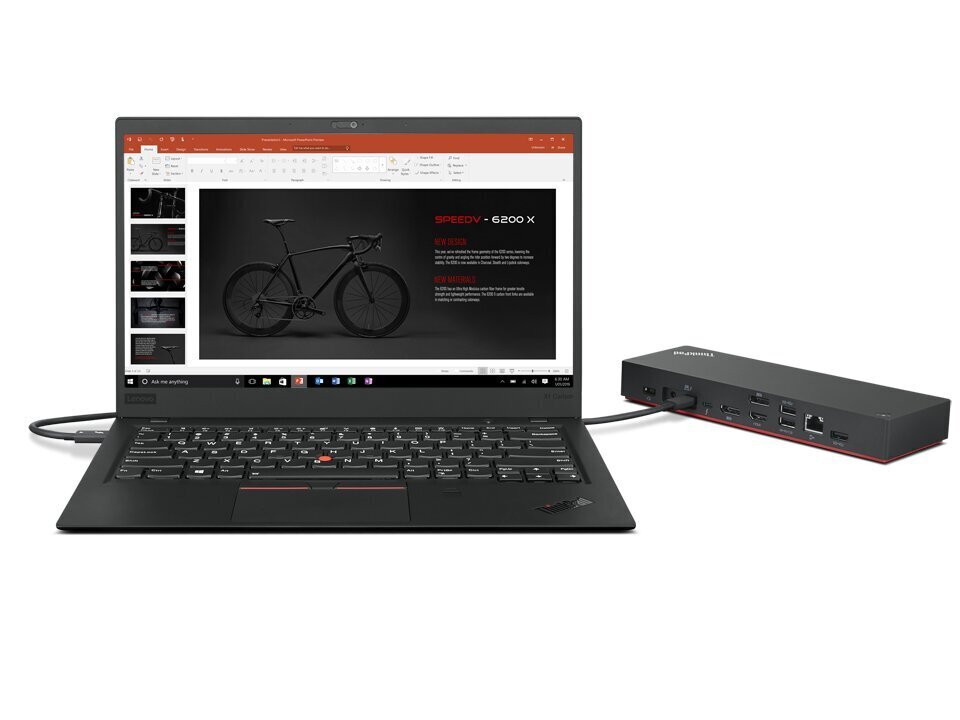 LENOVO THINKPAD UNIVERSAL THUNDERBOLT 4 DOCK (2021) hind ja info | Sülearvuti laadijad | hansapost.ee