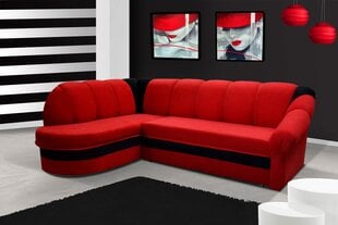 Мягкий угловой диван Benano, Красный / Черный цена и информация | Угловые диваны | hansapost.ee