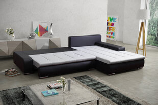 Universaalne pehme nurgadiivan Tivano, hall/must price and information | Corner sofas and corner sofa beds | hansapost.ee