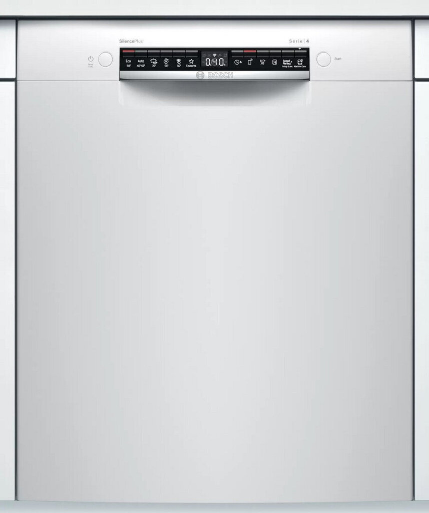 Bosch SMU4HCW48S, integreeritav nõudepesumasin, 14 kmpl, 60 cm, valge uks цена и информация | Nõudepesumasinad | hansapost.ee