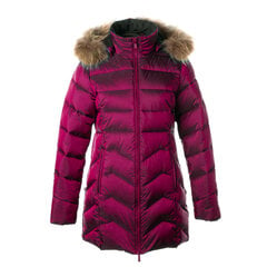 Женское зимнее пальто с натуральным мехом Huppa Patrice 2, бордовое  907166301 цена и информация | Huppa Женская одежда | hansapost.ee