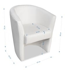 Кресло Oxford, коричневое цена и информация | Кресла для отдыха | hansapost.ee