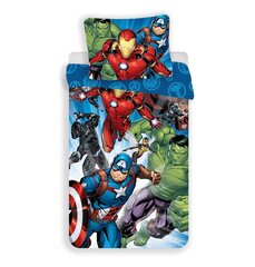 Voodipesukomplekt Avengers Brands 02, 140 x 200 cm + padjapüür 70 x 90 cm цена и информация | Шерсть | hansapost.ee