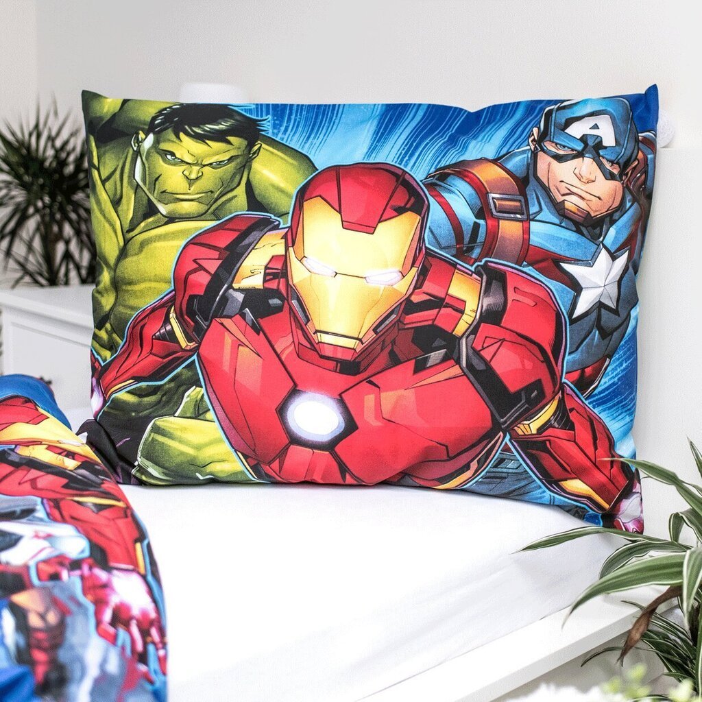 Voodipesukomplekt Avengers Brands 02, 140 x 200 cm + padjapüür 70 x 90 cm hind ja info | Voodipesukomplektid | hansapost.ee