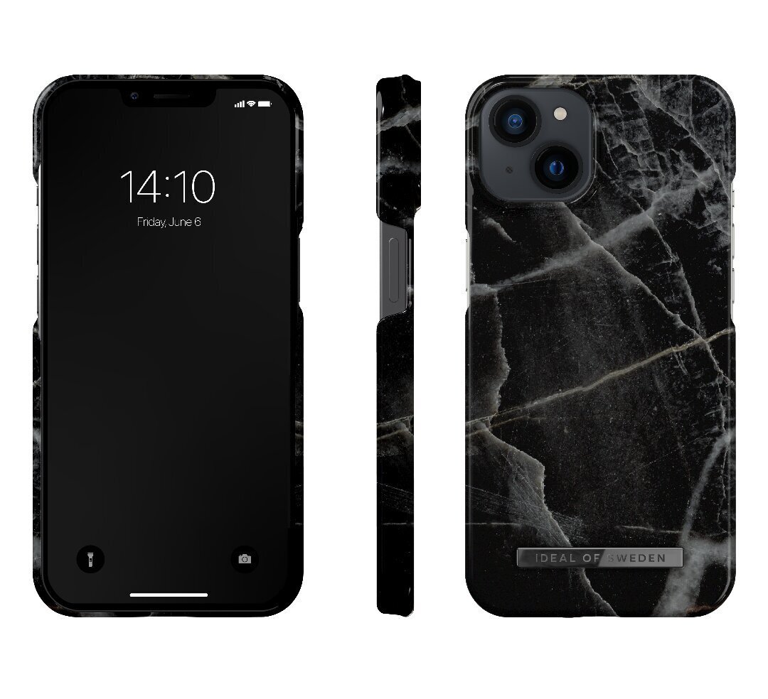 IDeal of Sweden telefoniümbris iPhone 13 Black Thunder Marble hind ja info | Telefonide kaitsekaaned ja -ümbrised | hansapost.ee