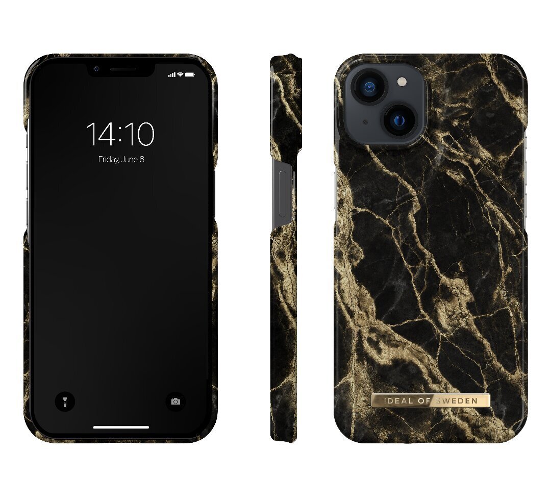 IDeal of Sweden telefoniümbris iPhone 13 Golden Smoke Marble цена и информация | Telefonide kaitsekaaned ja -ümbrised | hansapost.ee