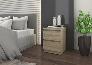 Ночная тумбочка ADRK Furniture Puna P2, дубового цвета цена и информация | Ночные шкафы | hansapost.ee