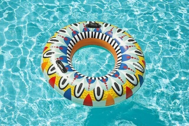 Ujumisrõngas Bestway Flirty Fiesta, 107 cm, mitmevärviline hind ja info | Täispuhutavad veemänguasjad ja ujumistarbed | hansapost.ee