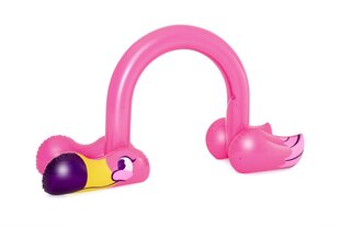 Надувная игрушка с распылителем воды Bestway Jumbo Flamingo, 340x192 см цена и информация | Надувные и пляжные товары | hansapost.ee