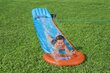 Täispuhutav veeliumägi H2OGO Tsunami Splash Ramp Single Slide, 488 cm цена и информация | Täispuhutavad veemänguasjad ja ujumistarbed | hansapost.ee