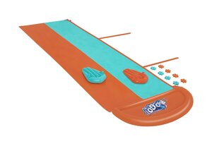 Täispuhutav veeliumägi H2OGO Sponge Soakers Double Slide, 488 cm price and information | Inflatable water toys and swimming accessories | hansapost.ee