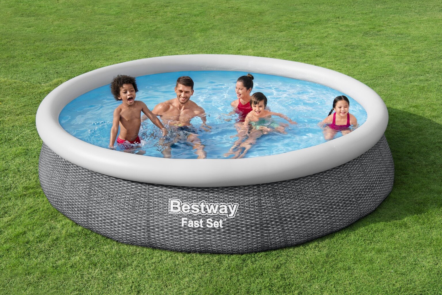 Bassein Bestway Fast Set, 366x76 cm, koos filtriga цена и информация | Basseinid | hansapost.ee