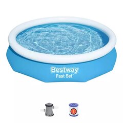 Baseinas Bestway Fast Set, 305x66 cm, su filtru hind ja info | Basseinid | hansapost.ee