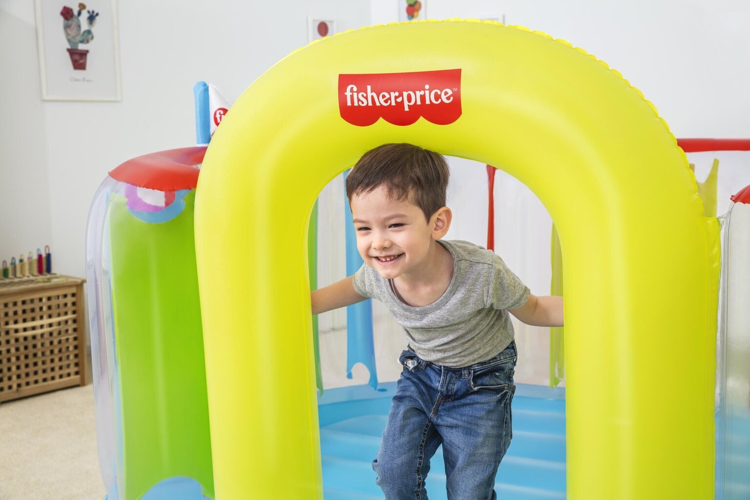 Täispuhutav batuut Fisher Price Bouncetopia, 226x175x138 cm hind ja info | Täispuhutavad veemänguasjad ja ujumistarbed | hansapost.ee