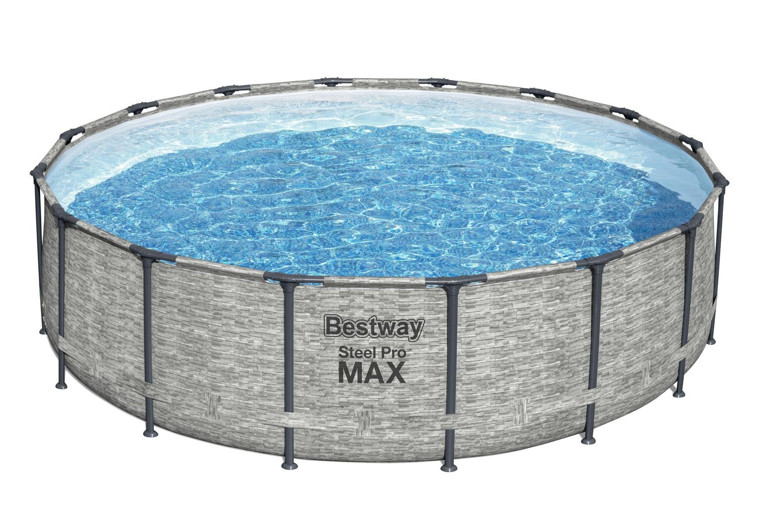 Karkassiga bassein Bestway Steel Pro Max, 488x122 cm, filtriga hind ja info | Basseinid | hansapost.ee