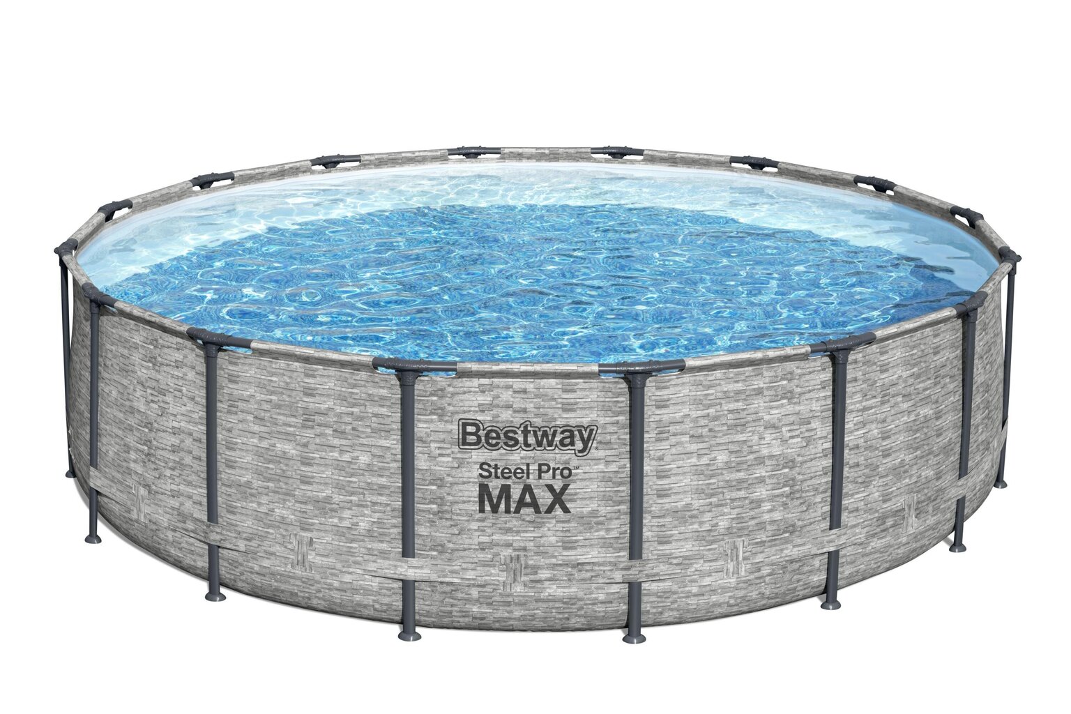 Karkassiga bassein Bestway Steel Pro Max, 488x122 cm, filtriga hind ja info | Basseinid | hansapost.ee