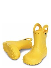 Laste kummisaapad Crocs™ Handle It Rain Boots Kollane hind ja info | Kummikud lastele | hansapost.ee