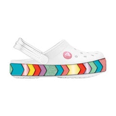 Crocs™ Crocband Chevron Beaded Clog цена и информация | Детские резиновые сабо | hansapost.ee