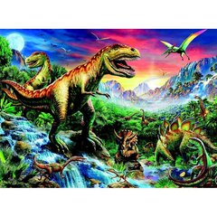 Ravensburger pusle 100 tk Dinosaurused hind ja info | Pusled lastele ja täiskasvanutele | hansapost.ee